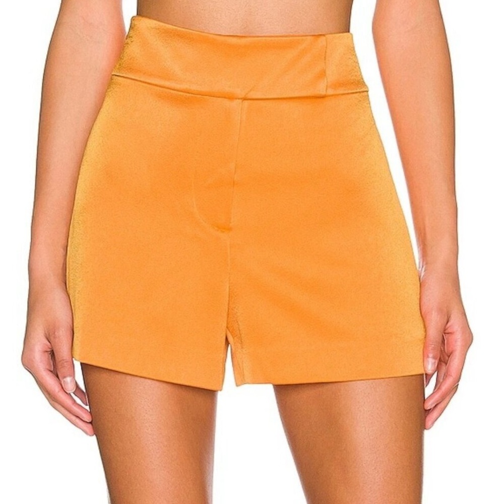 Alice and Olivia Mara Crossover Short In Tangerine Size 2, $225